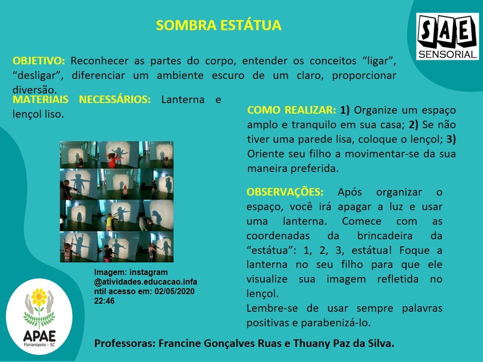 Sombra de Estátua - SAE Sensorial
