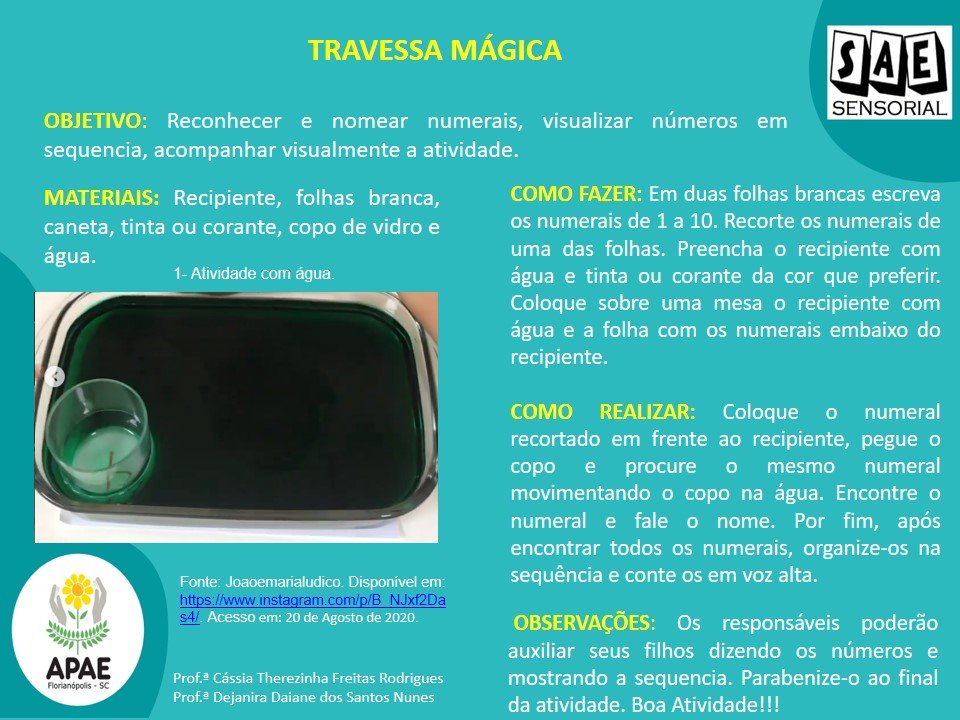 Travessa Mágica - SAE Sensorial