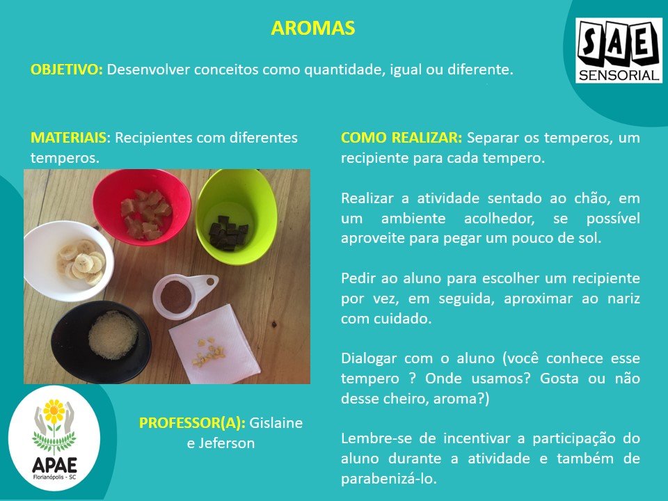 Aroma - SAE Sensorial