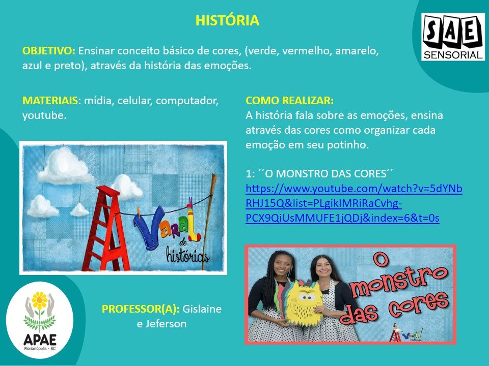 Hora da História - SAE Sensorial